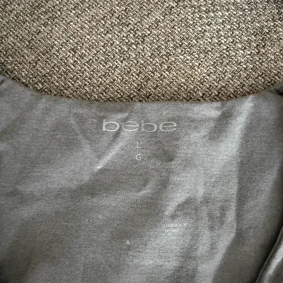 Bebe Rhinestone Logo Tank Top - Picture 4 of 7